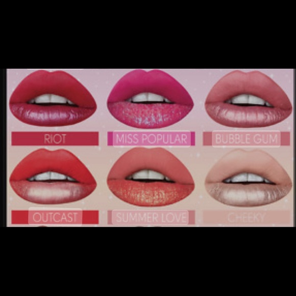 Tattoo Junkie MISS POPULAR matte lipstick smudge proof and sparkle - Picture 5 of 5